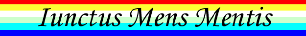 6 vertical colors with Iunctus Mens Mentus text